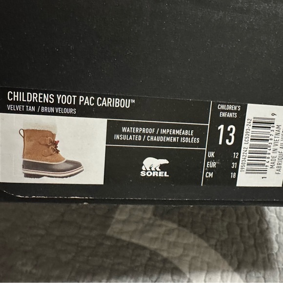 Sorel Children’s Yoot Pac - Size 13 EUC - Picture 2 of 5